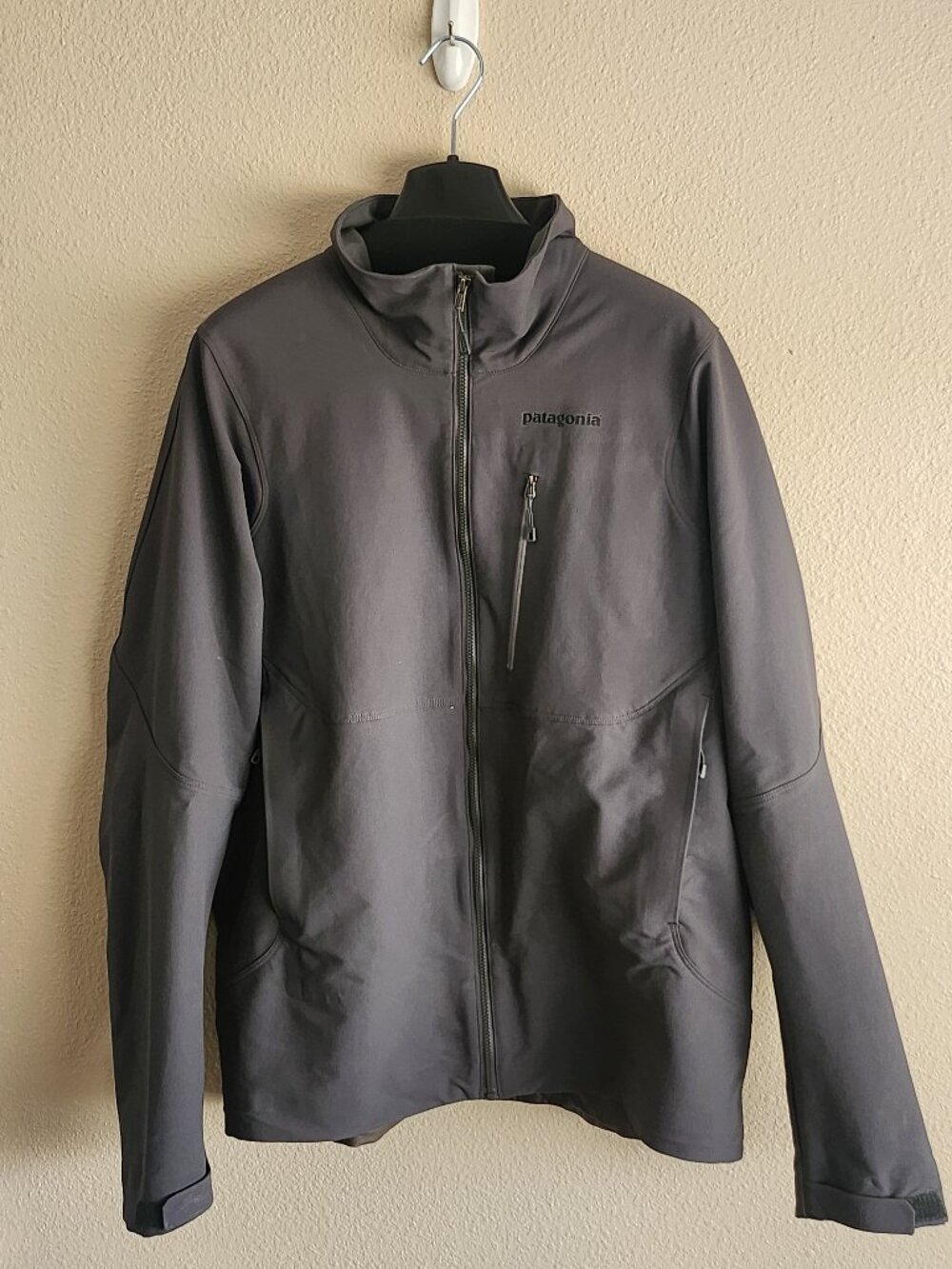 Patagonia Men’s Alpine Guide Jacket Large Gray Polartec Soft Shell